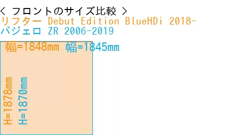 #リフター Debut Edition BlueHDi 2018- + パジェロ ZR 2006-2019